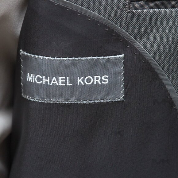 Michael Kors Men's Blazer Sport Coat 36R Jacket Wool Blend Grey D120738 - Picture 6 of 10